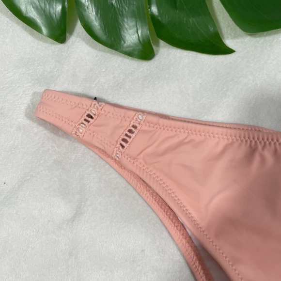 NEW $38 Rhythm My Cheeky Bikini‎ Bottoms in Peach [ SZ Medium US ] - Picture 4 of 11